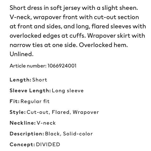 H&M V neck wrap dress - Picture 10 of 11